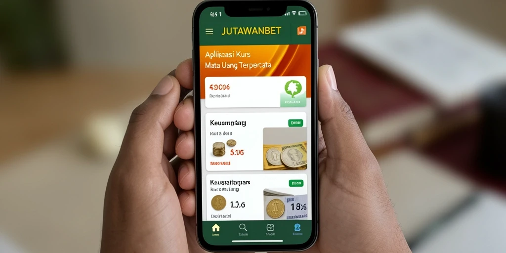 Tampilan antarmuka JUTAWANBET yang sederhana dan informatif.