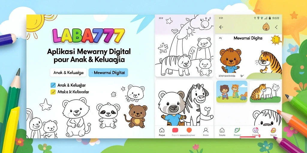 Tampilan antarmuka LABA777 dengan fitur Mewarnai Digital yang menarik.