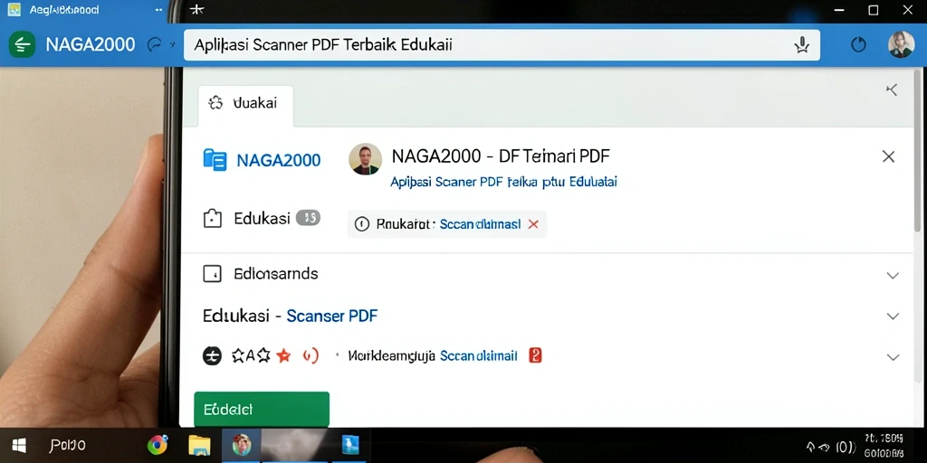 Antarmuka NAGA2000 yang intuitif dan mudah digunakan untuk pemindaian PDF.