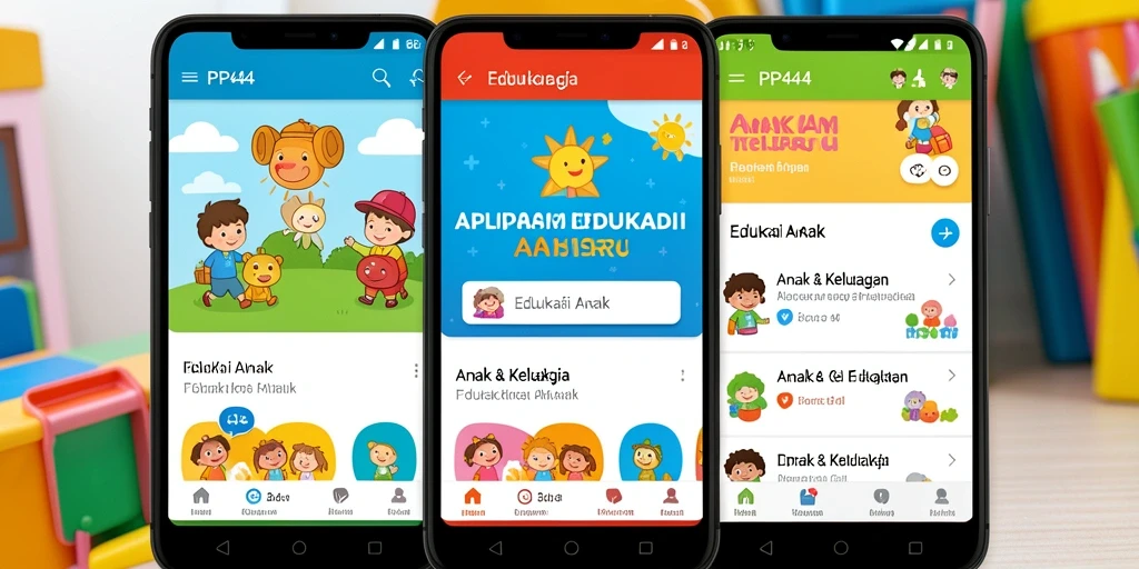Tampilan antarmuka PP444 yang menarik dan mudah digunakan.