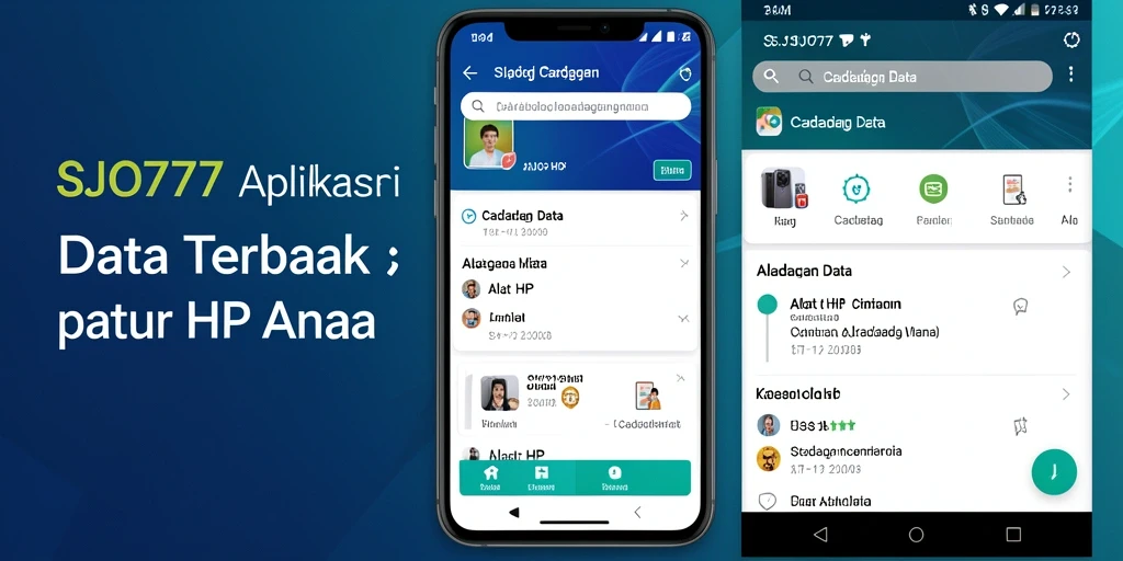 Antarmuka SJO777 yang sederhana dan fungsional untuk cadangan data.