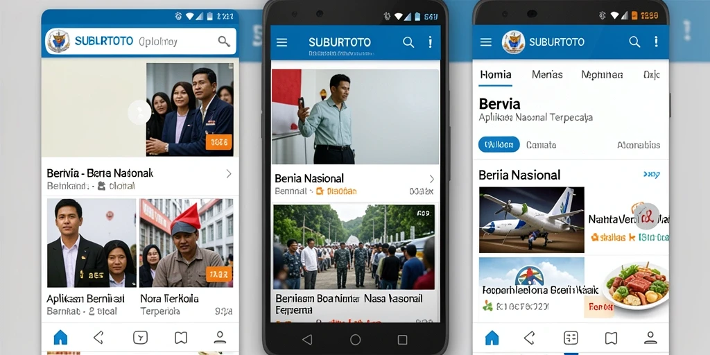 Tampilan antarmuka SUBURTOTO yang ramah pengguna