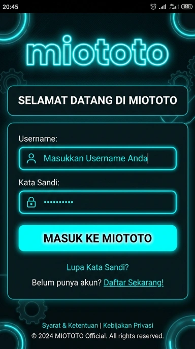 Masuk Akun Miototo dengan Mudah dan Aman